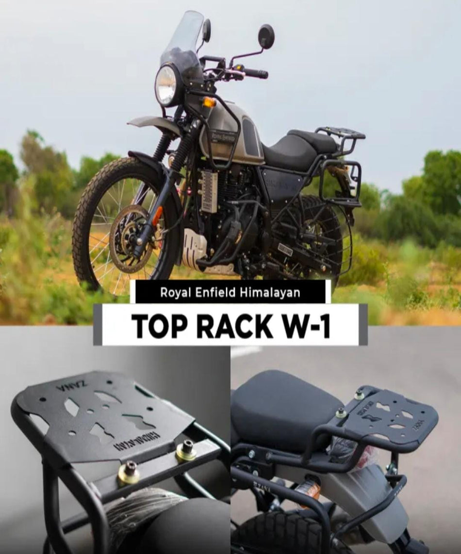 TOPRACK W-1 MILD STEEL COMPATIBLE WITH PILLION BACKREST HIMALAYAN BS6 (2021-22)