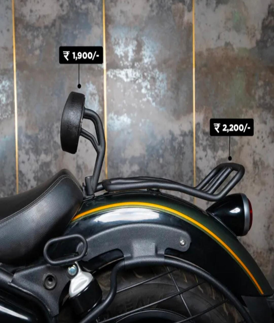 Luggage Rack Compatible with Backrest For Super meteor 650