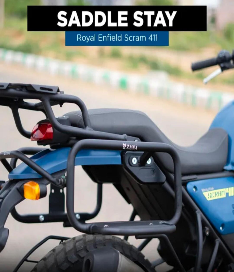 SADDLE STAY TEXTURE MATT BLACK MS BS6 SCRAM 411 (2022)