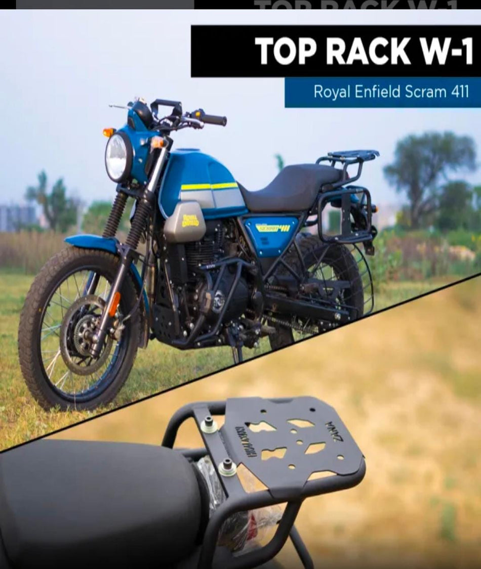 TOPRACK MS W-1 COMPATIBLE WITH PILLION BACKREST SCRAM 411 BS6 (2022)