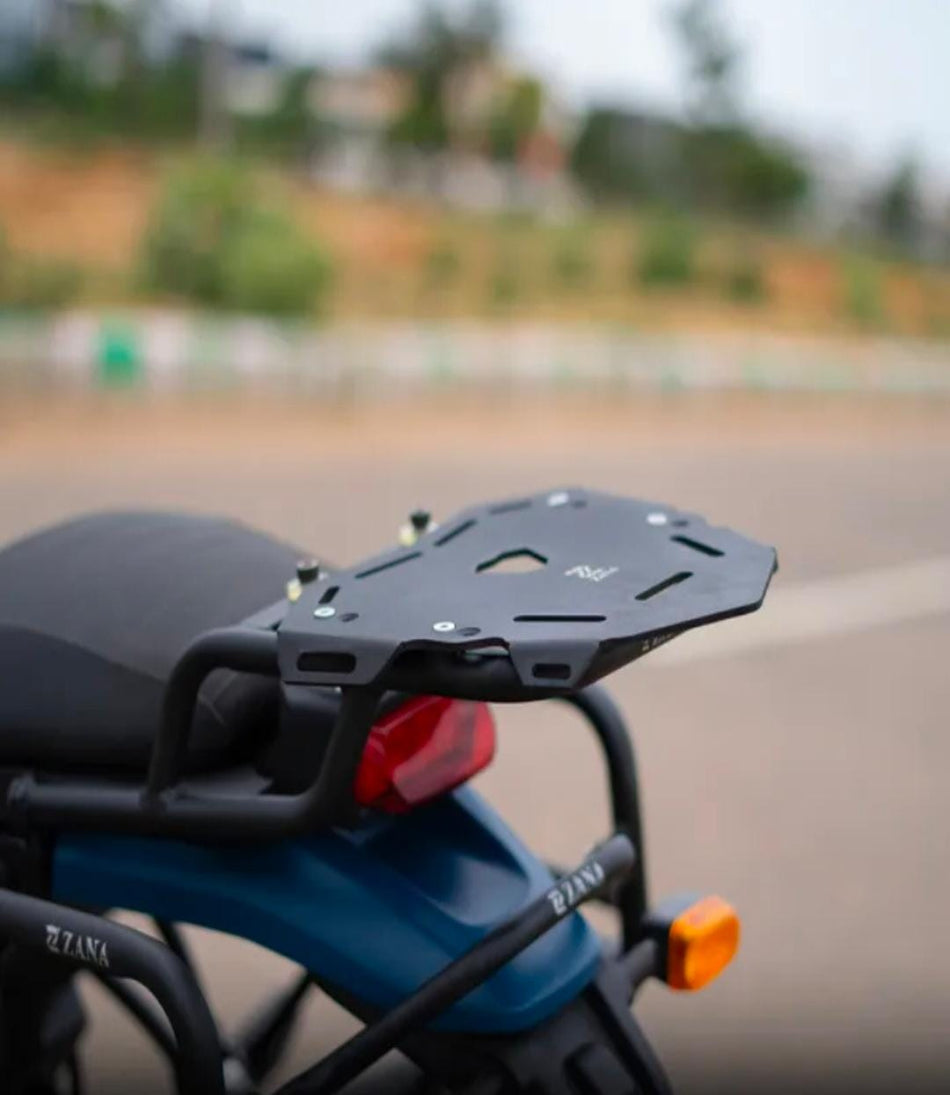 TOPRACK T-2 WITH ALUMINIUM PLATE COMPATIBLE WITH PILLION BACKREST SCRAM 411 BS6 (2022)