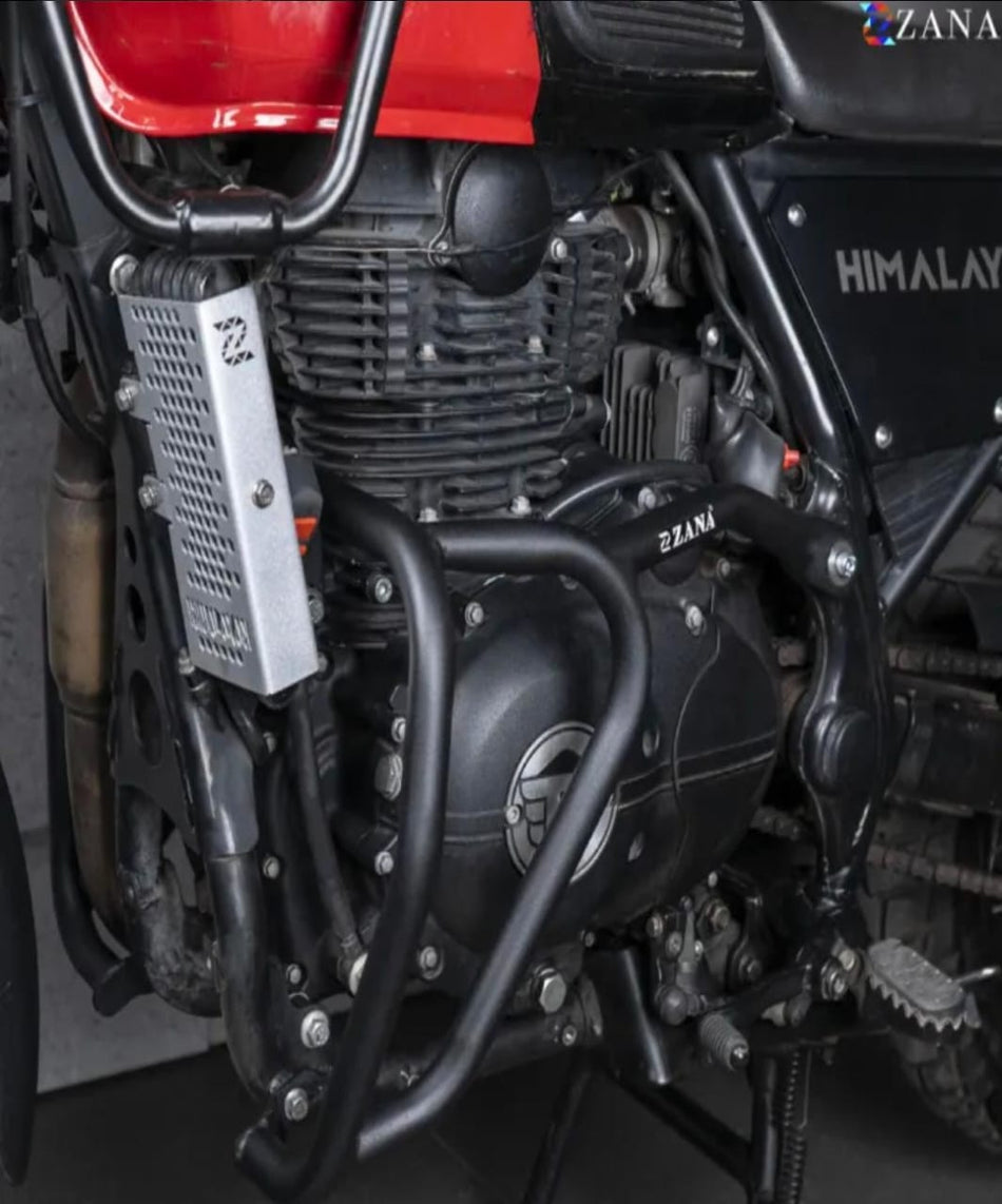 SCRAM 411 ENGINE FRAME BLACK MILD STEEL