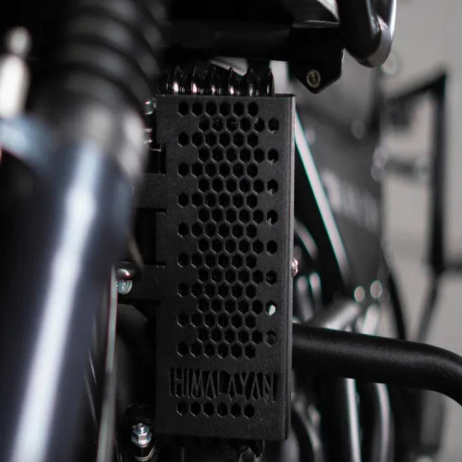 RADIATOR GUARD HONEYCOMB BLACK ALUMINUM (FULL) FOR SCRAM 411
