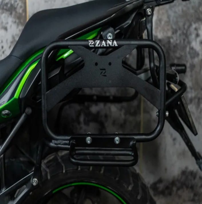 Saddle Stay V-2 with Exhaust Sheild with Jerry can Mount for Kawasaki Versys 650