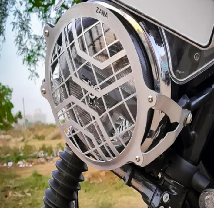 YEZDI ADVENTURE HEAD LIGHT GRILL MS (SILVER)