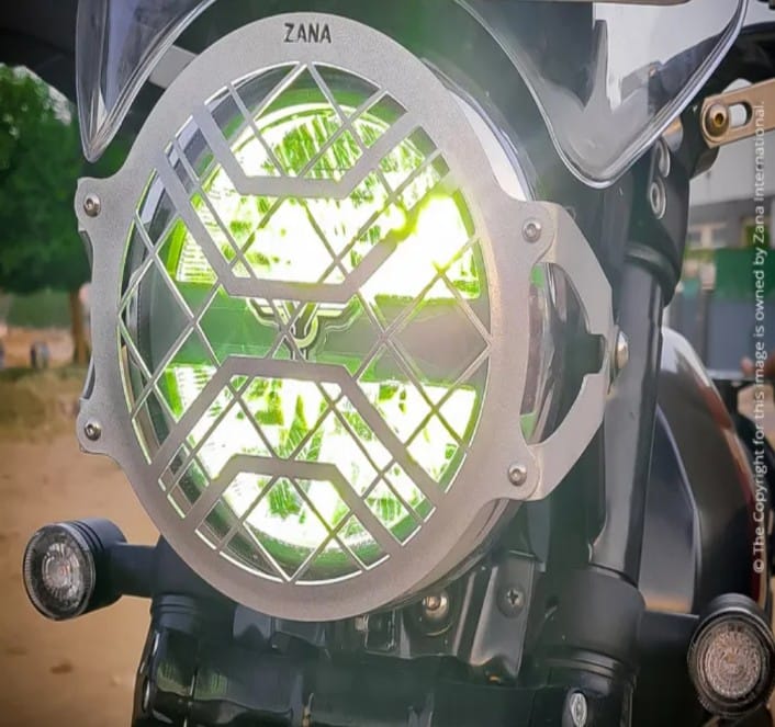 YEZDI ADVENTURE HEAD LIGHT GRILL MS (SILVER)