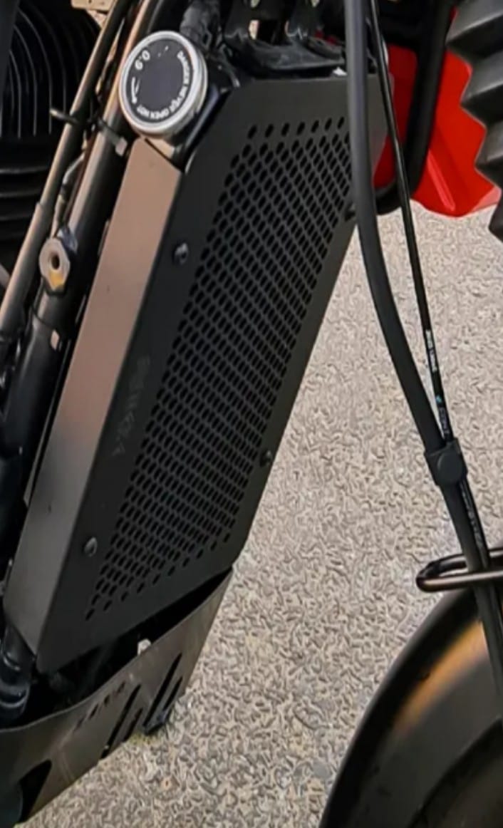 FOR YEZDI ADVENTURE RADIATOR GRILL HONEYCOMB ALUMINIUM (BLACK)