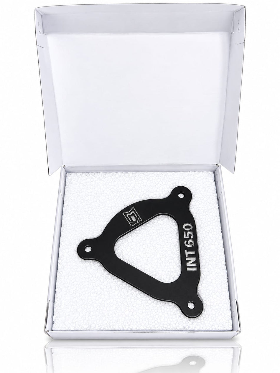 Premium Custom Air Filter Plate for Royal Enfield Interceptor 650 (Matte Black)