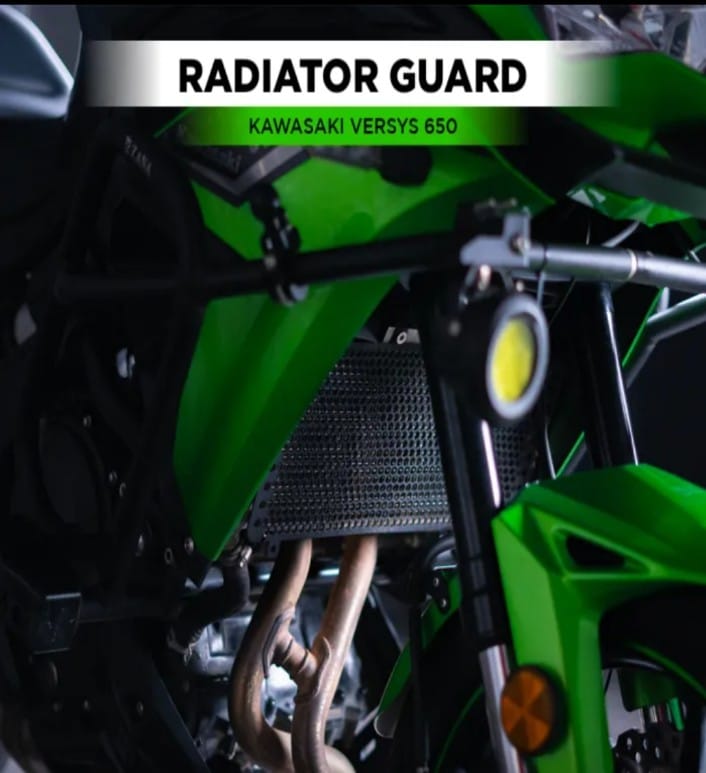 FOR KAWASAKI VERSYS 650 RADIATOR GUARD (GRILL) BLACK
