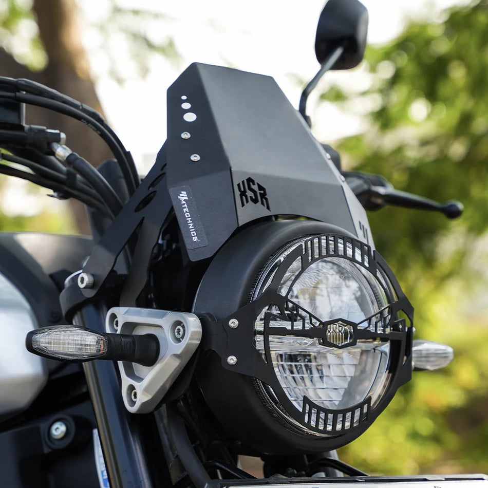 METAL VISOR BLACK FOR YAMAHA XSR 155
