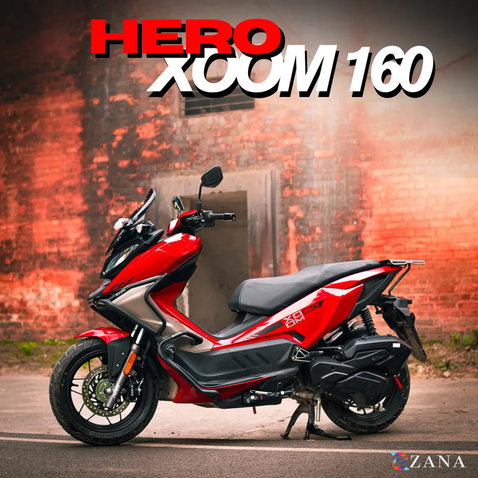 Zana- Upper & Lower Crash Guard Black For Xoom 160
