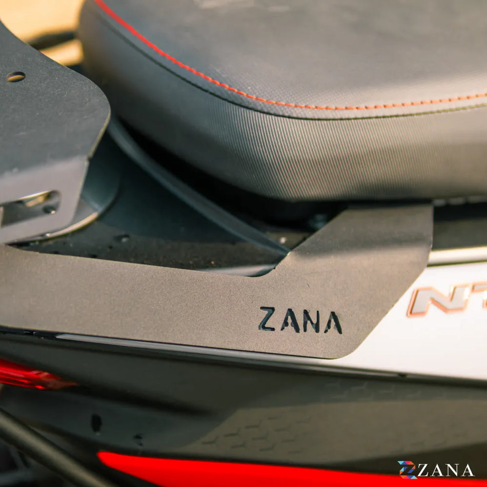 Zana- Top Rack With Plate MS For TVS Ntorq 150
