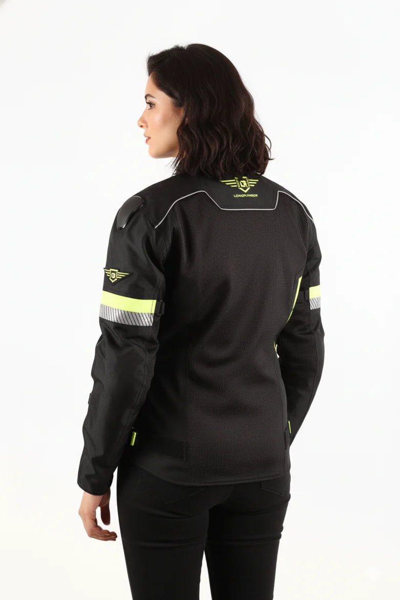 Women Addon Pro Jacket (BlackNeon green)