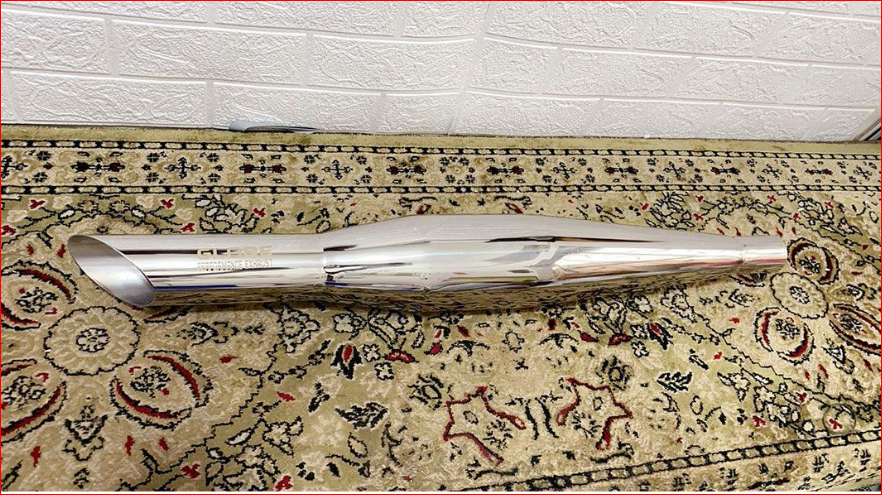 Globe Booster Exhaust For Classic 350 , Standard 350 , Electra 350 Polished SS 304
