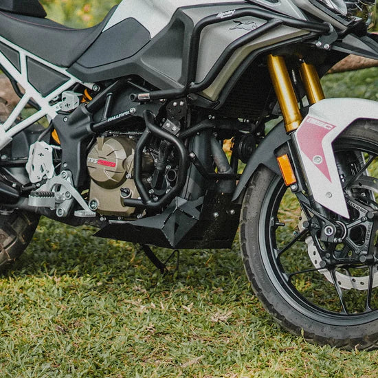 VAMBRACE BASHPLATE BLACK FOR TVS APACHE RTX 300