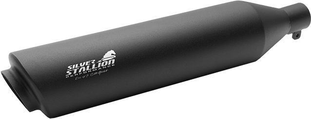 SILVER STALLION EXHAUST GOAN ( LATEST J SERIES ) BLACK MATTE FOR  REBORN  CLASSIC / METEOR 350 & GOAN Classic