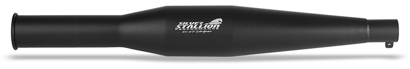 SILVER STALLION EXHAUST STURDY ( UCE ) BLACK MATTE  FOR CLASSIC & THUNDERBIRD