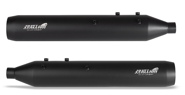 SILVER STALLION EXHAUST ROADKING BLACK  FOR SHOTGUN 650
