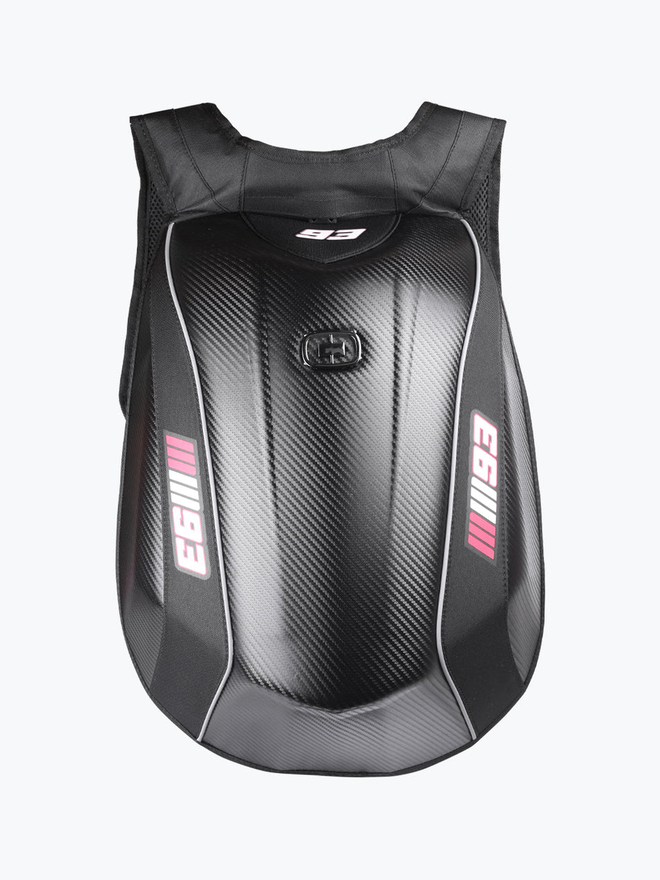 MOTORCYCLE BACKPACK BLACK/RED