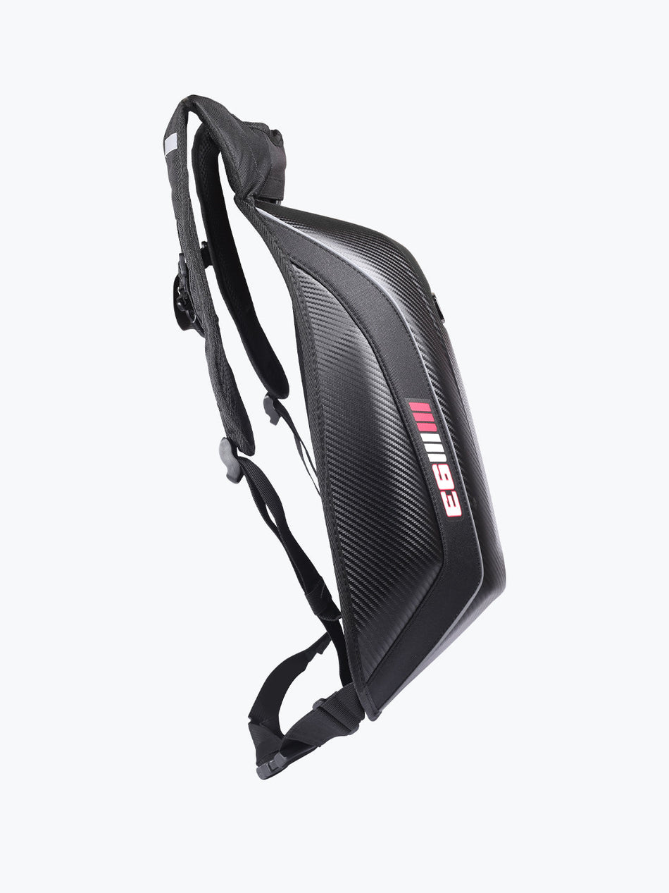 MOTORCYCLE BACKPACK BLACK/RED