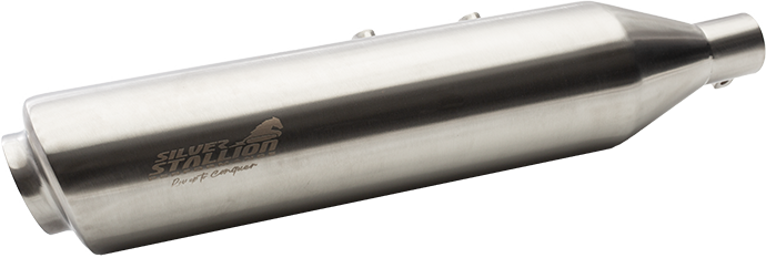 SILVER STALLION EXHAUST GOAN ( LATEST J SERIES ) BRUSHED FOR  REBORN  CLASSIC / METEOR 350 & GOAN Classic