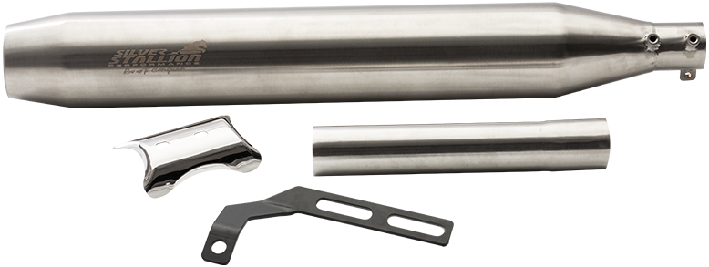 SILVER STALLION EXHAUST RANGER BRUSHED FOR BSA GOLD STAR 650