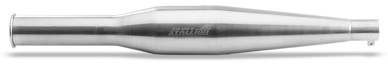 SILVER STALLION EXHAUST STURDY ( UCE ) BRUSHED  FOR CLASSIC & THUNDERBIRD