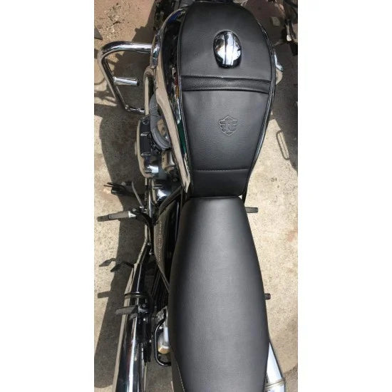Single Zip Tank Cover (Black) For R.E  Interceptor 650