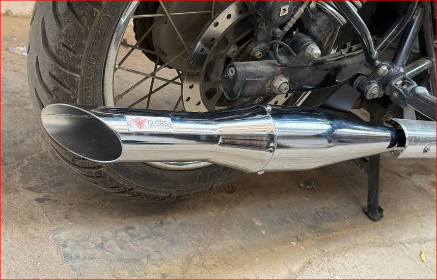 Globe Booster Exhaust For Classic 350 Reborn , Meteor 350 & Standard 350 Reborn