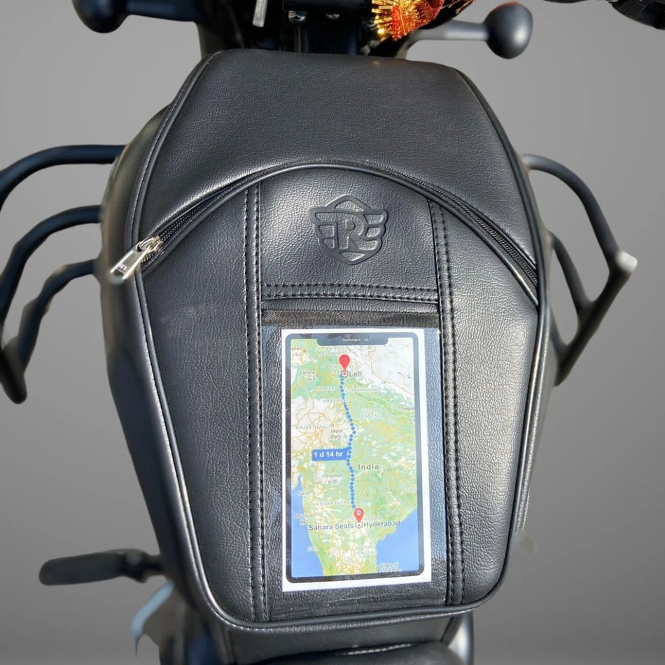 Tank Cover with Mobile Holder For R.E All New Classic 350 /Be Reborn /Next Gen