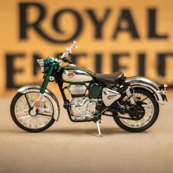 112 NEW CLASSIC 350 SCALE MODEL - EMERALD – Moto Marvels