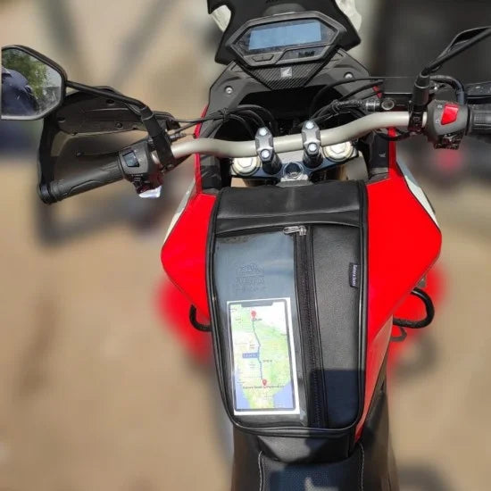 Tank Cover with Mobile Holder (Thick Flap – Large Space) For Honda CB200X