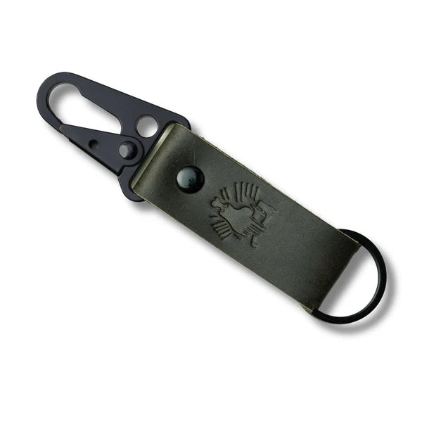 Moto Loop Leather Keychain (Forest Green )for Bike Engina Lifestyle