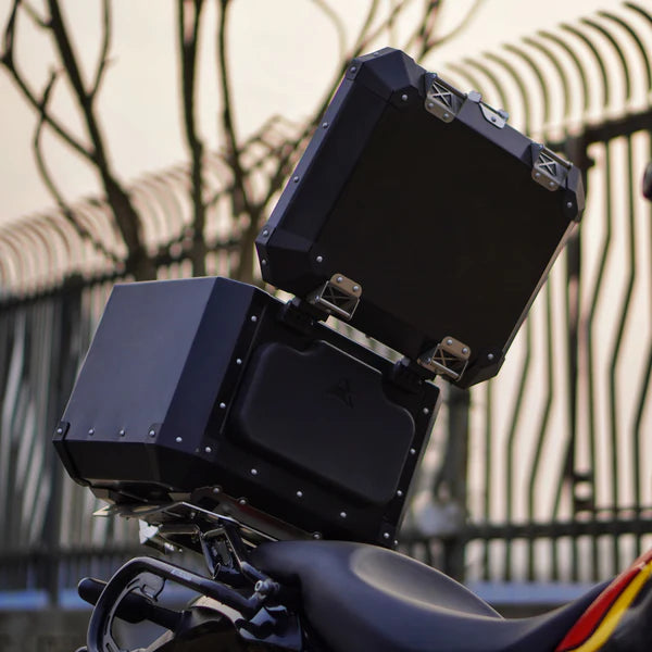 Aluminium Top Box - 42L for R.E Guerrilla 450 Black | Auto   Engina