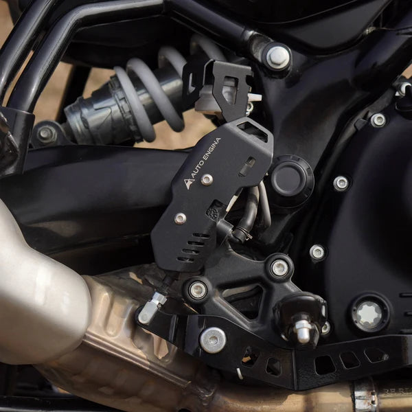Master Cylinder Guard Black for R.E Guerrilla 450 | Auto   Engina