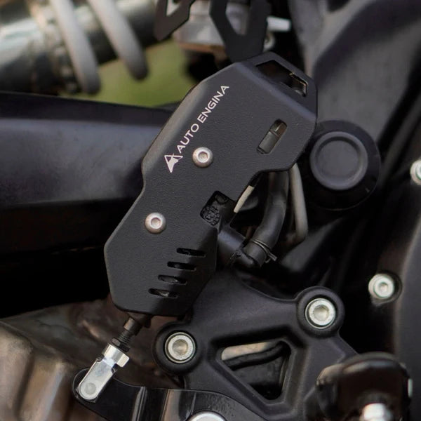 Master Cylinder Guard Black for R.E Guerrilla 450 | Auto   Engina