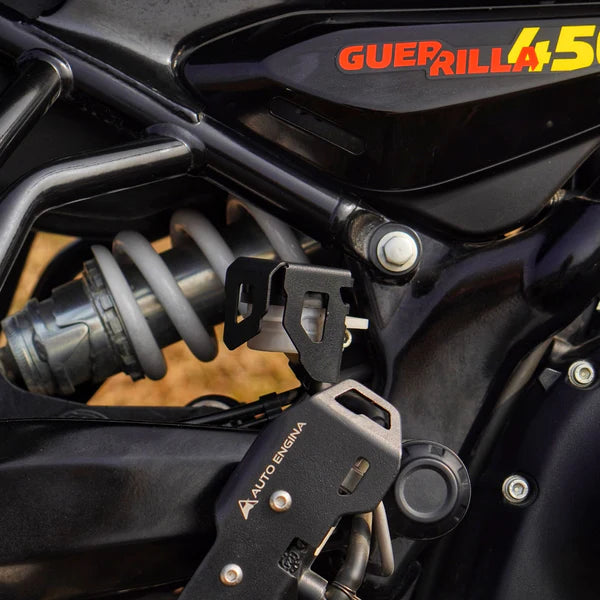 Brake Oil Reservoir Cover Black for R.E Guerrilla 450 | Auto Engina