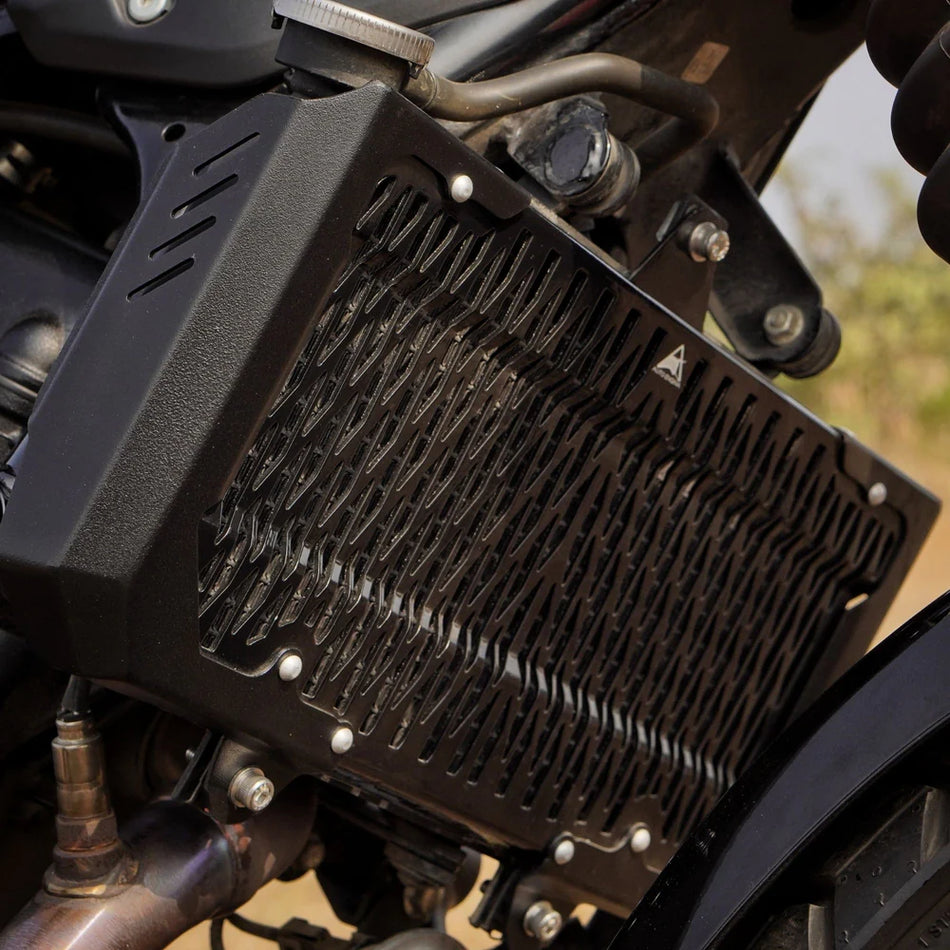 Radiator Guard Black for R.E  Guerrilla 450 | Auto Engina