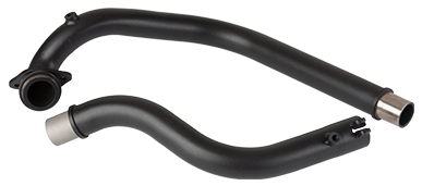 SILVER STALLION BEND PIPES  BLACK MATTE FOR HIMALAYAN 450 / GUERRILLA