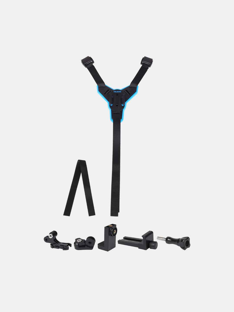 HELMET CHIN STRAP MOBILE HOLDER