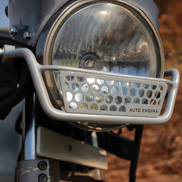 Headlight Grill for Royal Enfield Himalayan 411 | SILVER