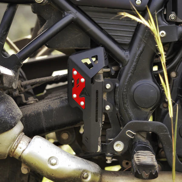 Master Cylinder Guard V.2.0 for Royal Enfield Himalayan 411 | BLACK-RED