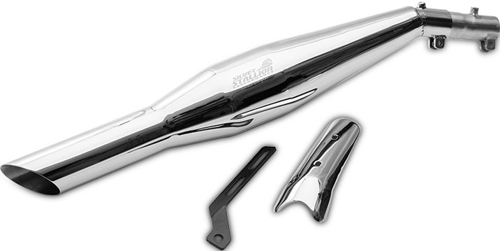 SILVER STALLION EXHAUST DRIFT SILVER FOR  HONDA CB 350