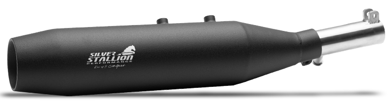 SILVER STALLION EXHAUST DRIFT BLACK MATTE FOR HONDA RS