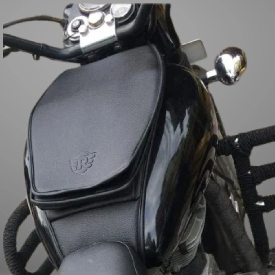 Full Flap Tank Cover (Black) For R.E Classic 350/500/Bullet Electra/Standard 350/500