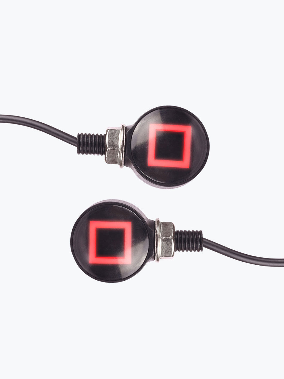 RACING INDICATOR SQUARE RED