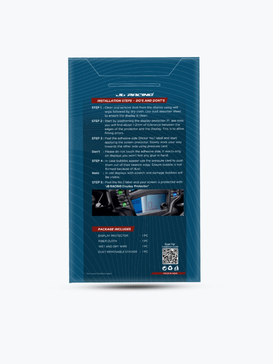 JB METER DISPLAY GUARD NS & RS 200