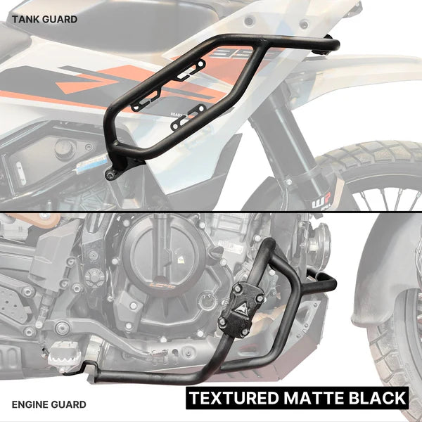Crash Guard  (Textured Matte Black) for 2025 KTM 390 Adventure X/S | Auto Engina