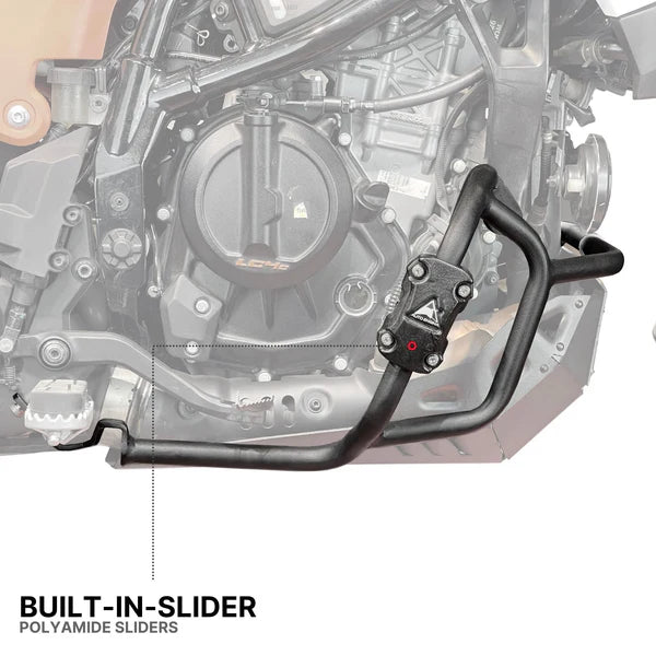 Crash Guard  (Textured Matte Black) for 2025 KTM 390 Adventure X/S | Auto Engina