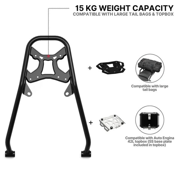 Top Rack + Rack Plate for 2025 KTM 390 Adventure X/S | Auto Engina
